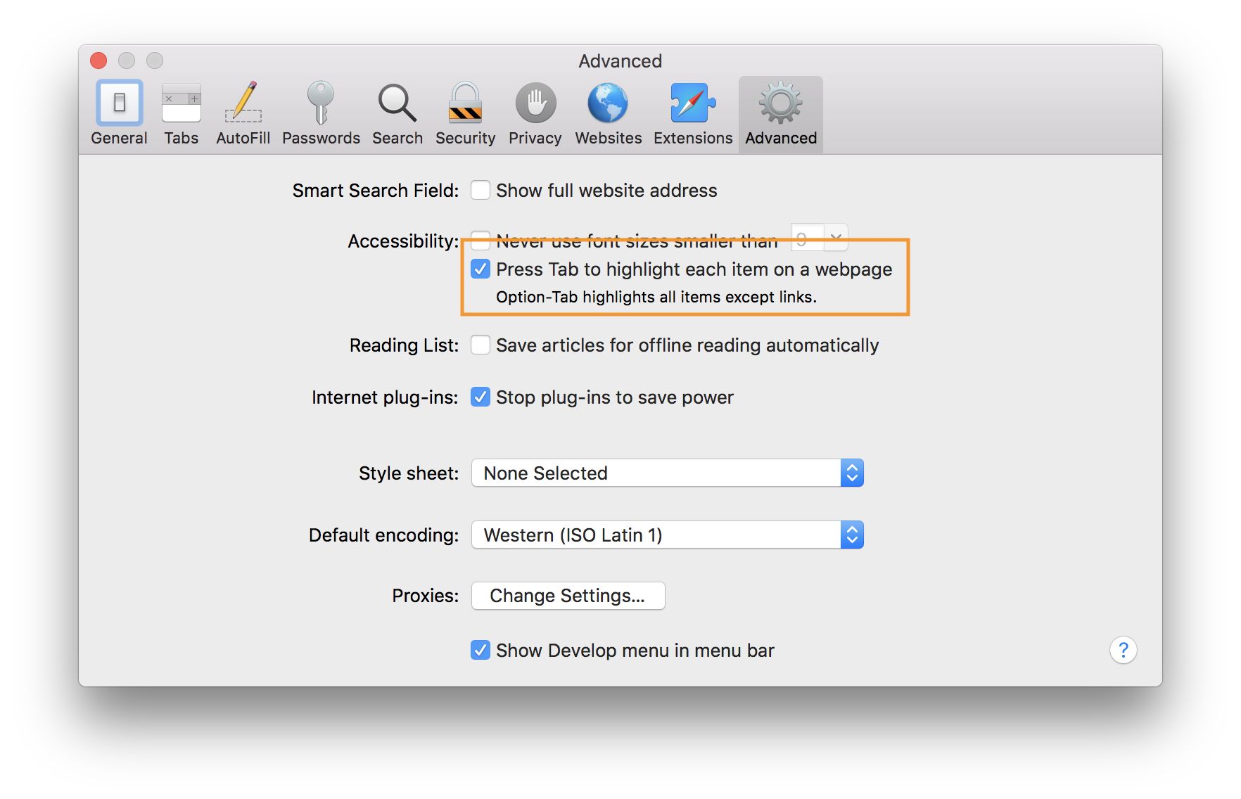 Quick Tip Browser Keyboard Navigation In Macos The A11y Project